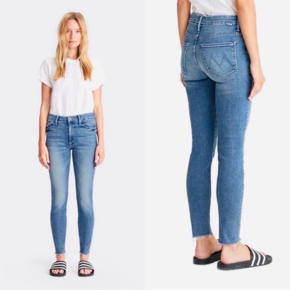 MOTHER Denim - MOTHER High Waisted Looker Ankle Fray
In Hop On Hop Off Size 23